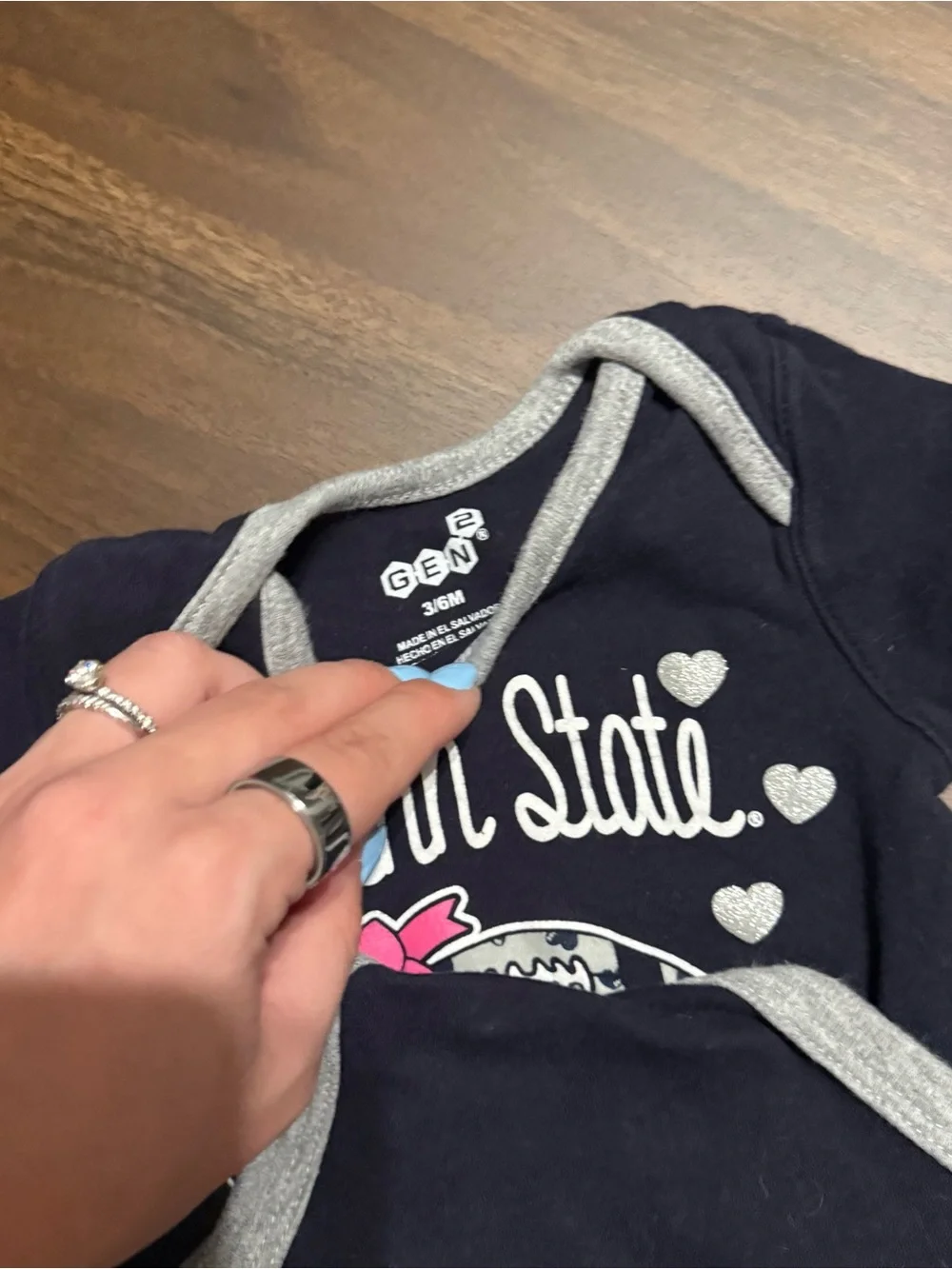 Sold Baby girl Penn state onesie
